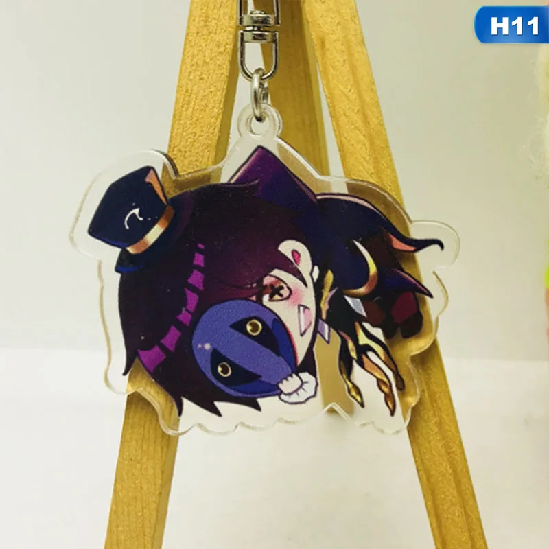 H11 Popular Games Identity V Keychain Character Pendant Transparent Acrylic Key Chain Carchain Bag Hanging Jewelry Fans Gift - Цвет: H11