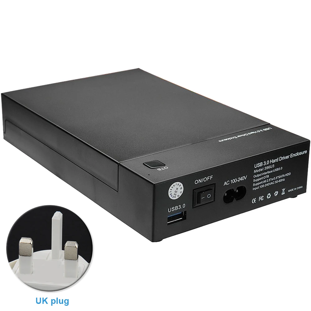 

Stable Hard Drive External Case Enclosure USB 3.0 Tool-free 2.5'' 3.5'' SATA HDD Disk