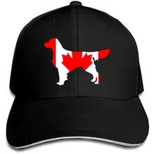 Мужчины и женщины флаг Канады золотистый ретривер, собака бейсболка