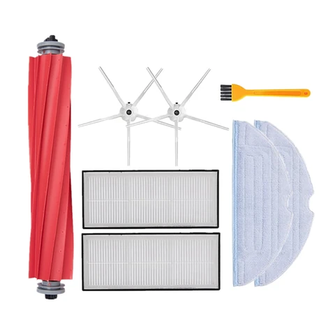 Replacement Parts Kit for Xiaomi Roborock S7 Robot Vacuum Cleaner Side Roller Main Brush HEPA Filter Mop Pads