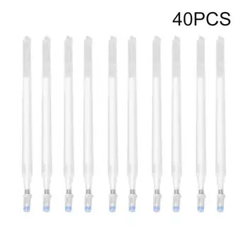 

40pcs/set Clothing Accessories Tailors Smooth Writing Leather For Sewing Heat Erasable Pen Refills Home Marking Drawing DIY