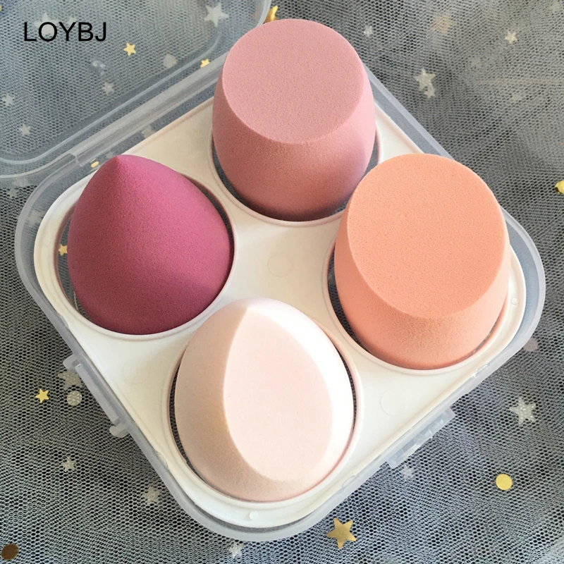 LOYBJ Cosmetic Puff Set Beauty Egg Blender Smooth Makeup Sponge Powder Liquid Foundation Concealer Cream Women Face Make Up Tool makeup sponge set makeup sponge powder puff makeup puff makeup tool set makeup puff set powder puff set cosmetic powder puff set