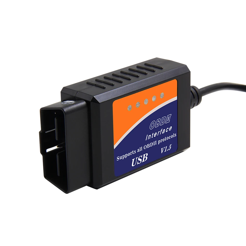 Автомобильный диагностический сканер ELM327 V1.5 PIC18F25K80 USB для FORScan OBD2 OBDII MINI ELM 327