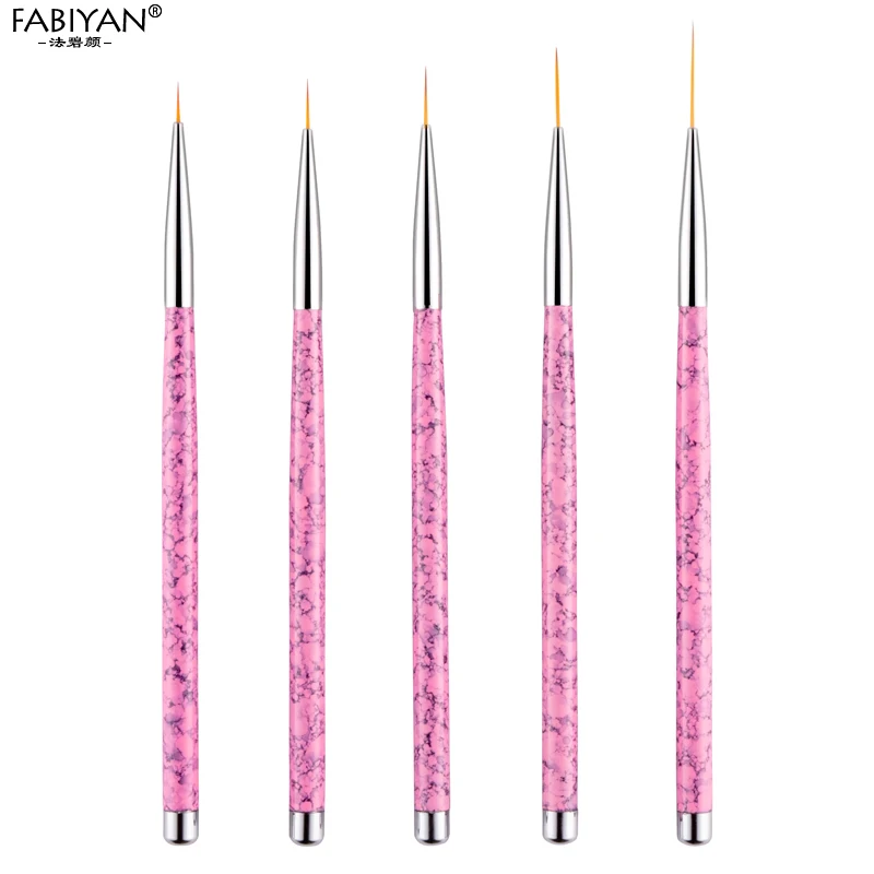 Подводка для рисования ногтей во французском стиле кисть цветами УФ-гель в