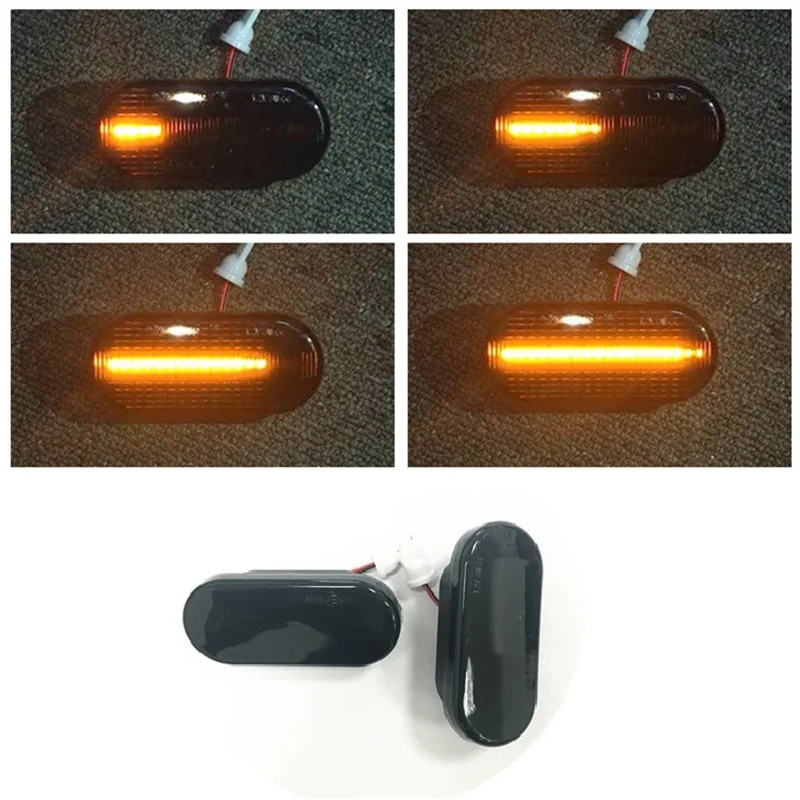 

Dynamic LED Indicator Side Body Turn Light Signal Suitable for Volkswagen VW Bora Golf 3 Golf 4 Lupo Passat Polo Sharan Vento T5