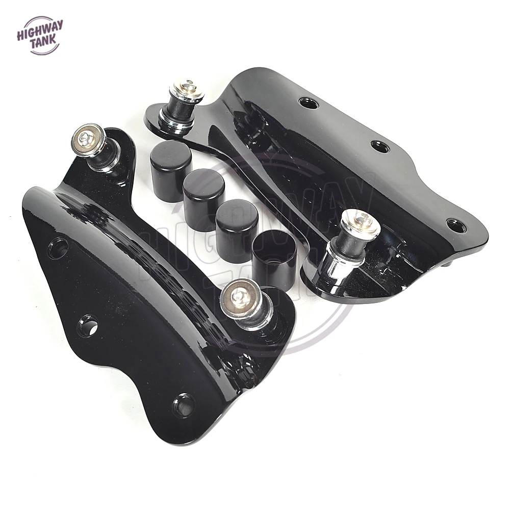 

4 Point Motorcycle Docking Hardware Kit W/ Cover Case for Harley Road King FLHR FLHX Road Glide 2009 2010 2011 2012 2013