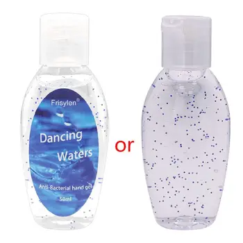 

5*60ml Travel Portable Mini Hand Sanitizer Anti-Bacteria Moisturizing Fruit-Scented Disposable No Clean Waterless Clear Bottle