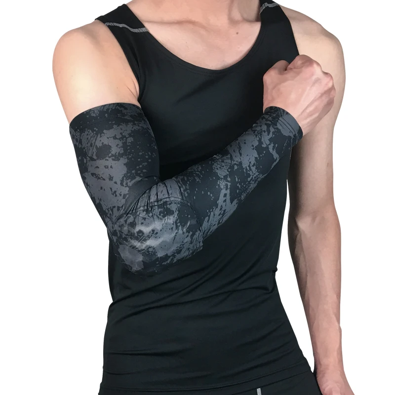 1 Stuks Honingraat Arm Ondersteuning Beschermende Kleding Arm Training Elleboog Brace Mouw Bandage Pads Voor Basketbal Volleybal