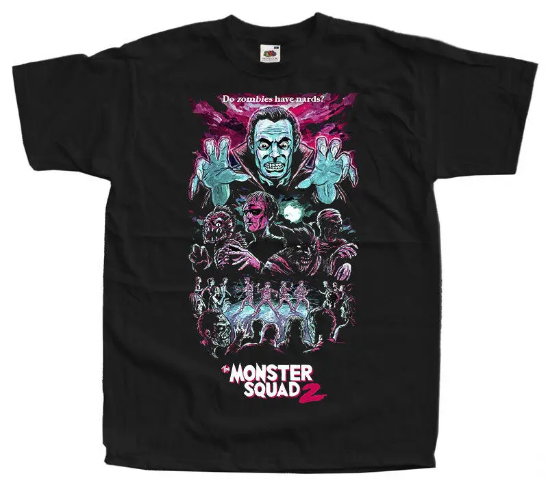 

The Monster Squad V2, F.Dekker, Poster 1987, T-Shirts (Black) All Sizes S-3Xl