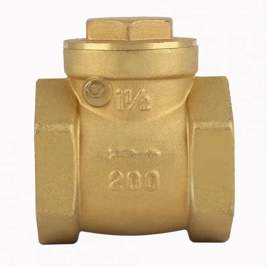 DN32 внутренняя резьба латунь обратный клапан 232PSI предотвратите попадание воды обратного Водостоки инструмент