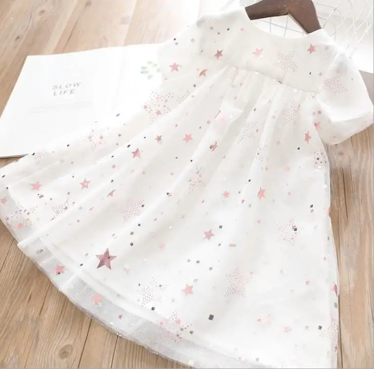 Owligbaby/ ; Детские платья для девочек; коллекция года; сезон весна-лето; платье принцессы; Милые нарядные платья для маленьких девочек; 6 шт/лот