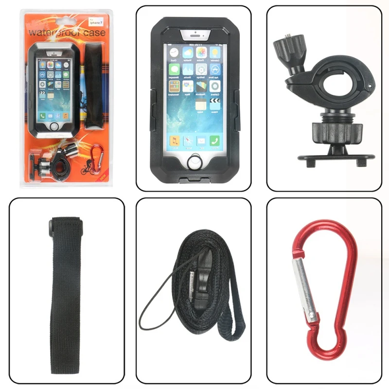 New Universal Waterproof Bicycle& Motocycle Phone Holder Bag Phone Mount Holder For IPhone 11/11 Pro/11 Pro Max For Samsung