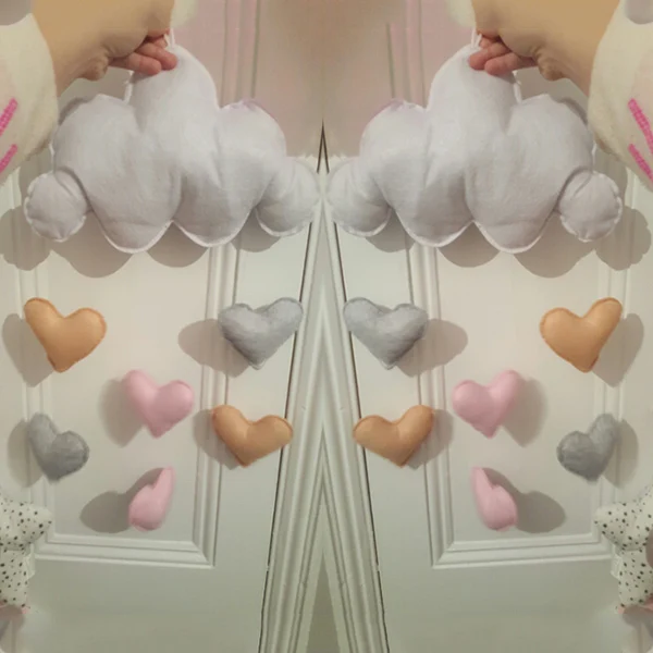 Lovely Cloud Tent Wall Hanging Decor Toys Kids Room Decoration Photo Props