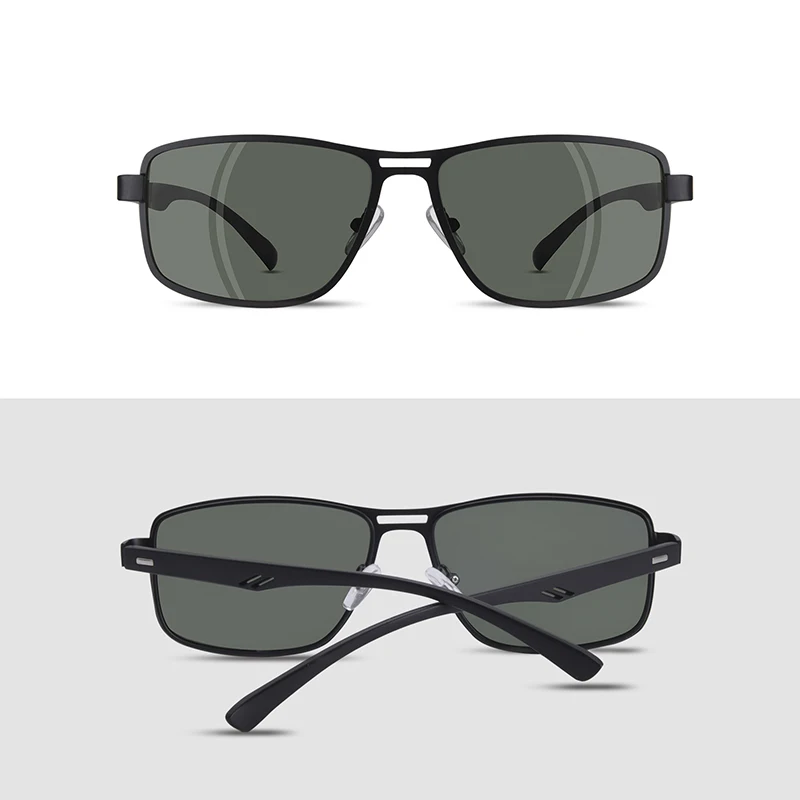 AOFLY, фирменный дизайн, поляризационные солнцезащитные очки для мужчин,, квадратная металлическая оправа, для ночного вождения, для рыбалки, солнцезащитные очки, мужские, zonnebril heren