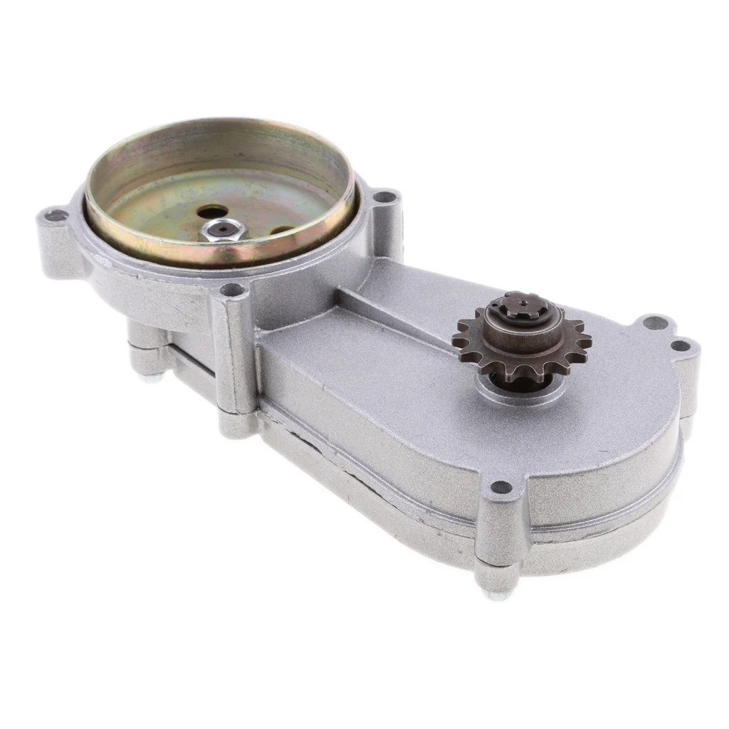 Aluminum Alloy Transmission GearBox 14T Gear Box for 47CC 49CC 2/4-Stroke Clutch Motor ATV Go Kart Mini Bike