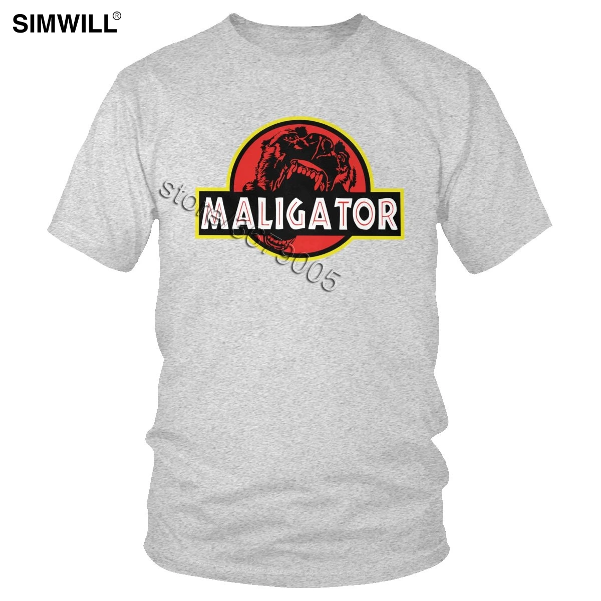 Мужская футболка Maligator из чистого хлопка, Бельгийская овчарка, малинуа, футболки с коротким рукавом и круглым вырезом, графические футболки, большие размеры - Цвет: Серый