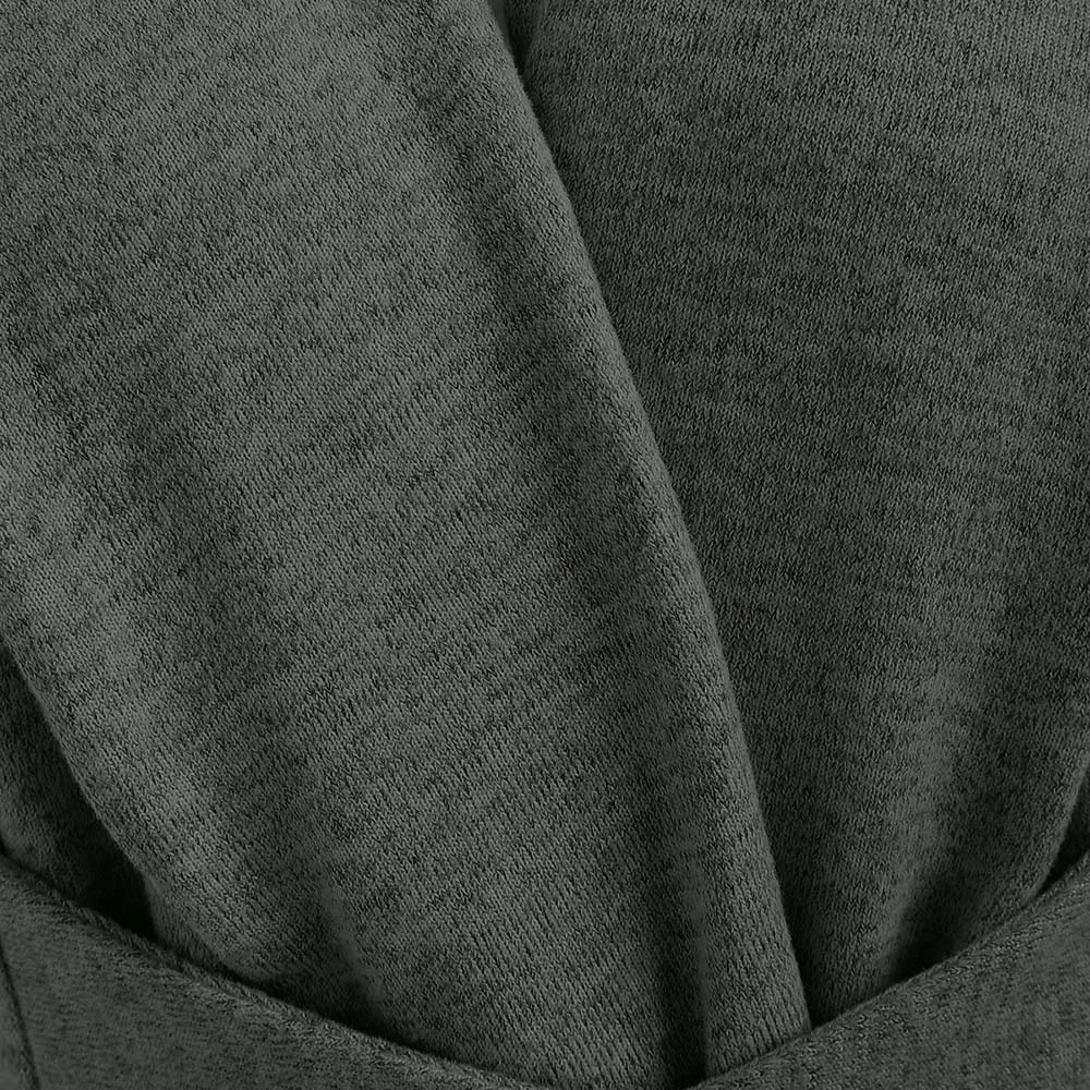 Tanie Swetry damskie guzik długi sweter rozpinany bez kołnierzyka Casual jednolity kolor, długi sweter rozpinany o wysokiej talii 2019 jesienno zimowa