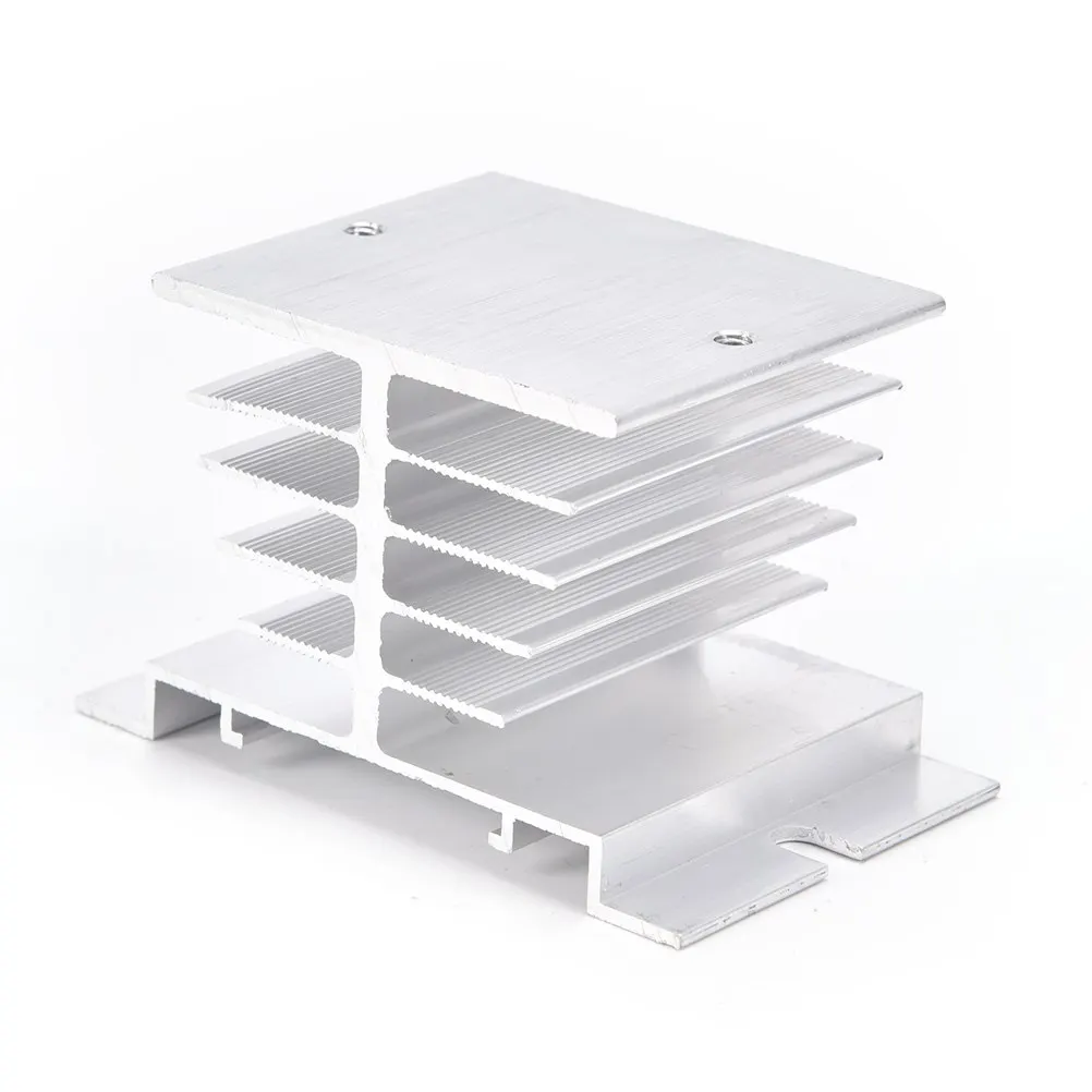 

High Quality Single Phase Solid State Relay SSR Aluminum Heat Sink Dissipation Radiator Newest,Suitable for relay