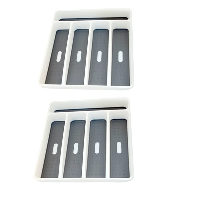 1pc Large Silverware Tray Kitchen Drawer Organizer Tray Spoon