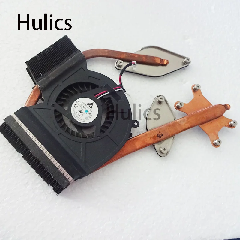 Hulics вентилятор охлаждения радиатора для ноутбука кулер для процессора SAMSUNG R525 R523 вентилятор теплоотвода ЦП BA62-00502A BA62-00502B