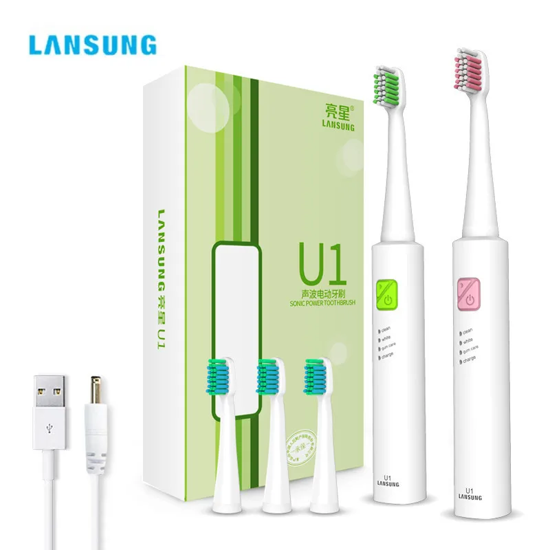 

Ultrasonic Toothbrush Electric Toothbrush Lansung u1 Sonic Toothbrush Electric Child Toothbrush Cepillo Dental Oral Hygiene 5