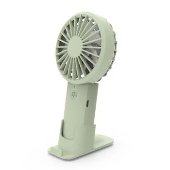 

USB Hand Held Fan Portable Desk Fan Cooling Fan 4 Speeds Adjust with 2000MAh Rechargeable Battery
