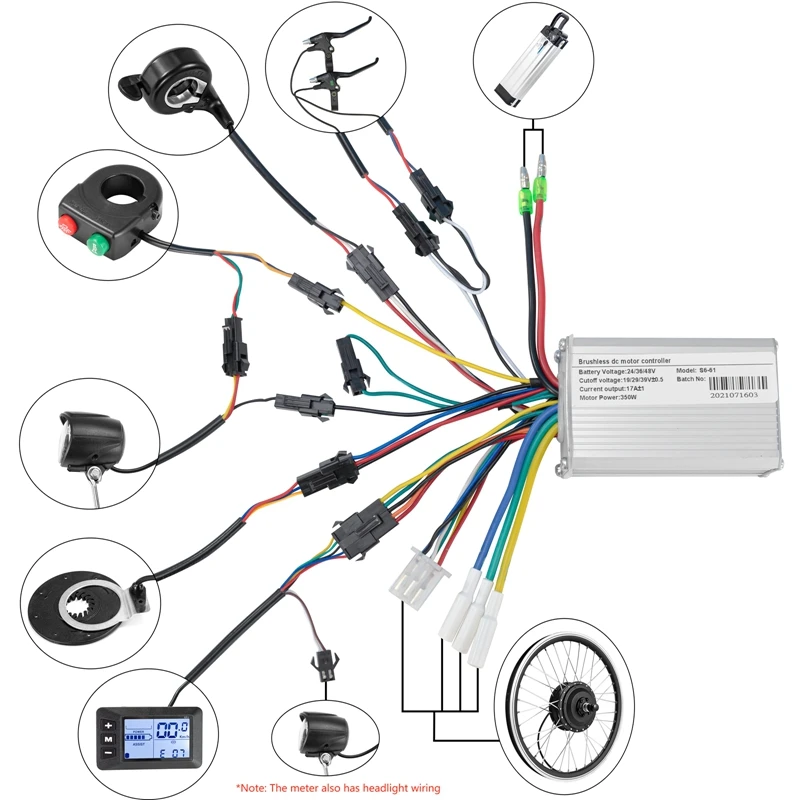 ユーカリ　1124L 5体セット Kunray 6pc/set G51 Display Ebike Scooter Controller for
