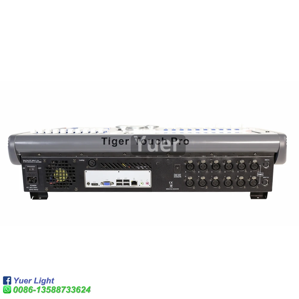 Профессиональный Tiger Touch Pro контроллер музыка DJ оборудование консоль освещение на сцену для светодиодный Par Перемещение лазерной головки проектор