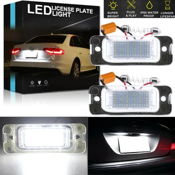 

1 Pair LED License Plate Lights White 12-30V W164 X164 W251 High-Quality