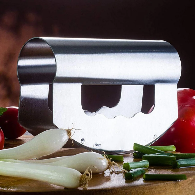 Нержавеющая сталь Двусторонняя Кухня Ножи многофункциональная Кухня Ножи нож для пиццы инструменты овощ, травы режущего инструмента