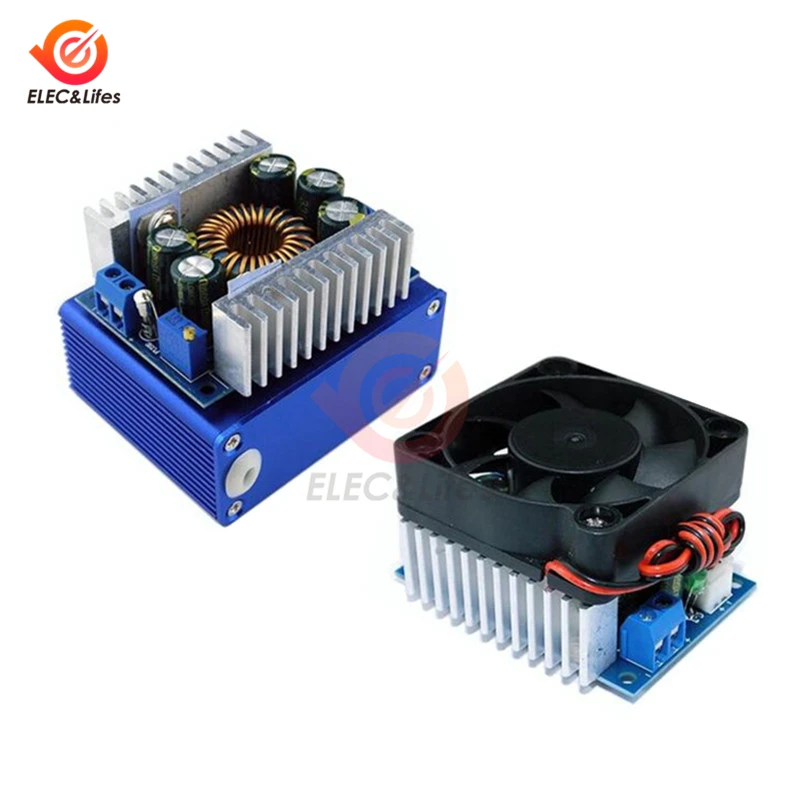 

High Power 12A DC-DC Car Voltage Buck Power supply module 5-40V to 1.2-36V step down Converter module with aluminum alloy case