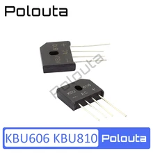Polouta – pont redresseur monophasé Kbu810 Kbu606, avec prise directe, plat, avec prises en or