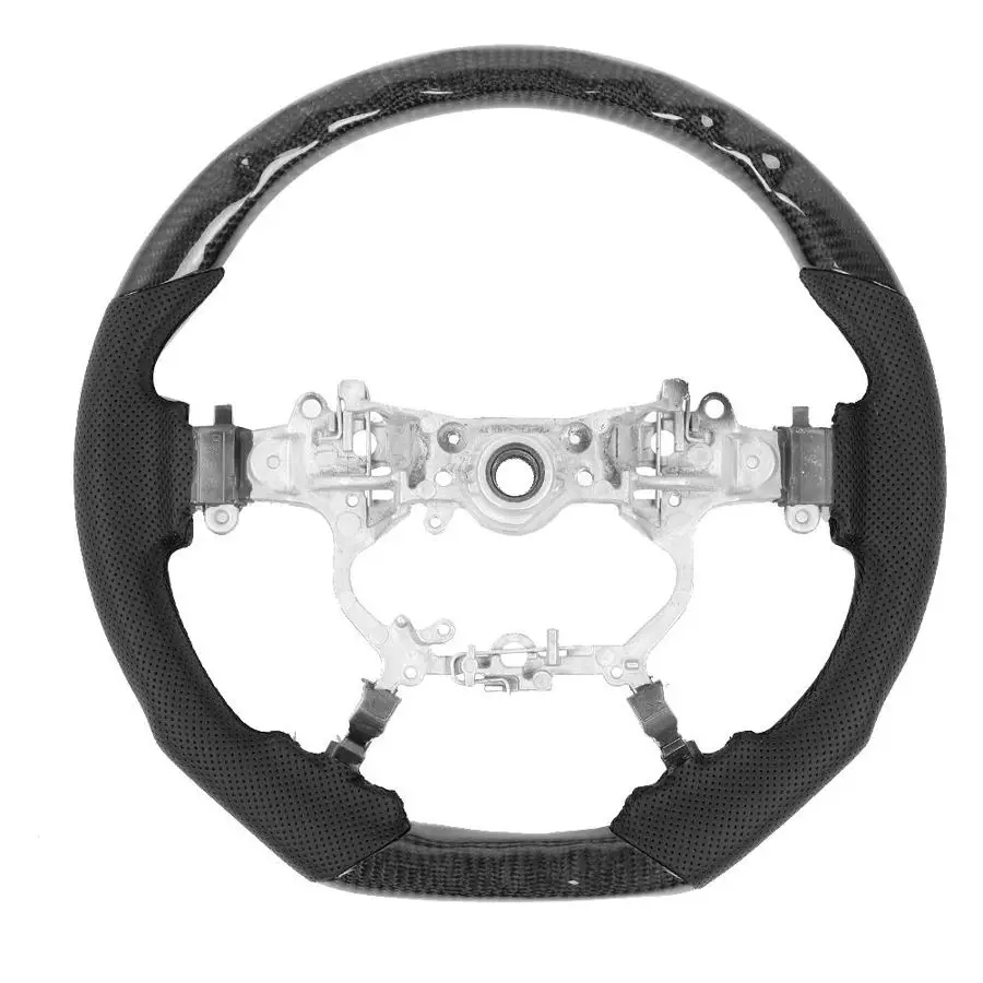 Carbon Fiber Leather Steering Wheel Fits for Toyota Alphard/Crown/Land Cruiser auto accessorie
