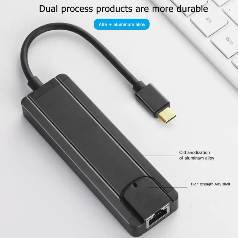 USB C концентратор Тип C до 4 к HDMI USB3.0 USB-C PD Charing RJ45 конвертер Gigabit Ethernet адаптер док-станция для MacBook Pro