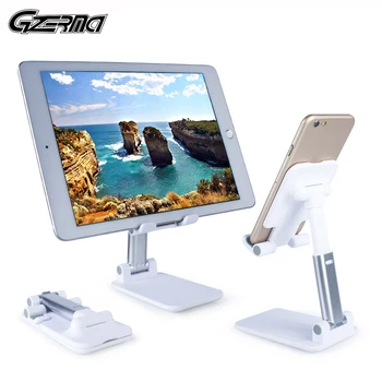 

Fully Foldable Tablet Stand Adjustable Desktop Tablet Holder Stand For iPad Samsung Xiaomi Tablet Mount Support 3.5-12.9'' Phone
