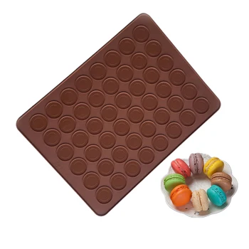 

Silicone Pad Single Side Can Be Reused High Temperature Res Silicone Pad Single Side Can Be Reused DIY Cake Mold 48 Hole Macaron