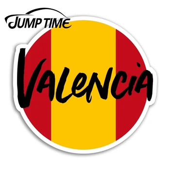 

Jump Time for Valencia Spain Vinyl Stickers Travel Sticker Laptop Luggage Truck Window Bumper Decal Waterproof Accessories