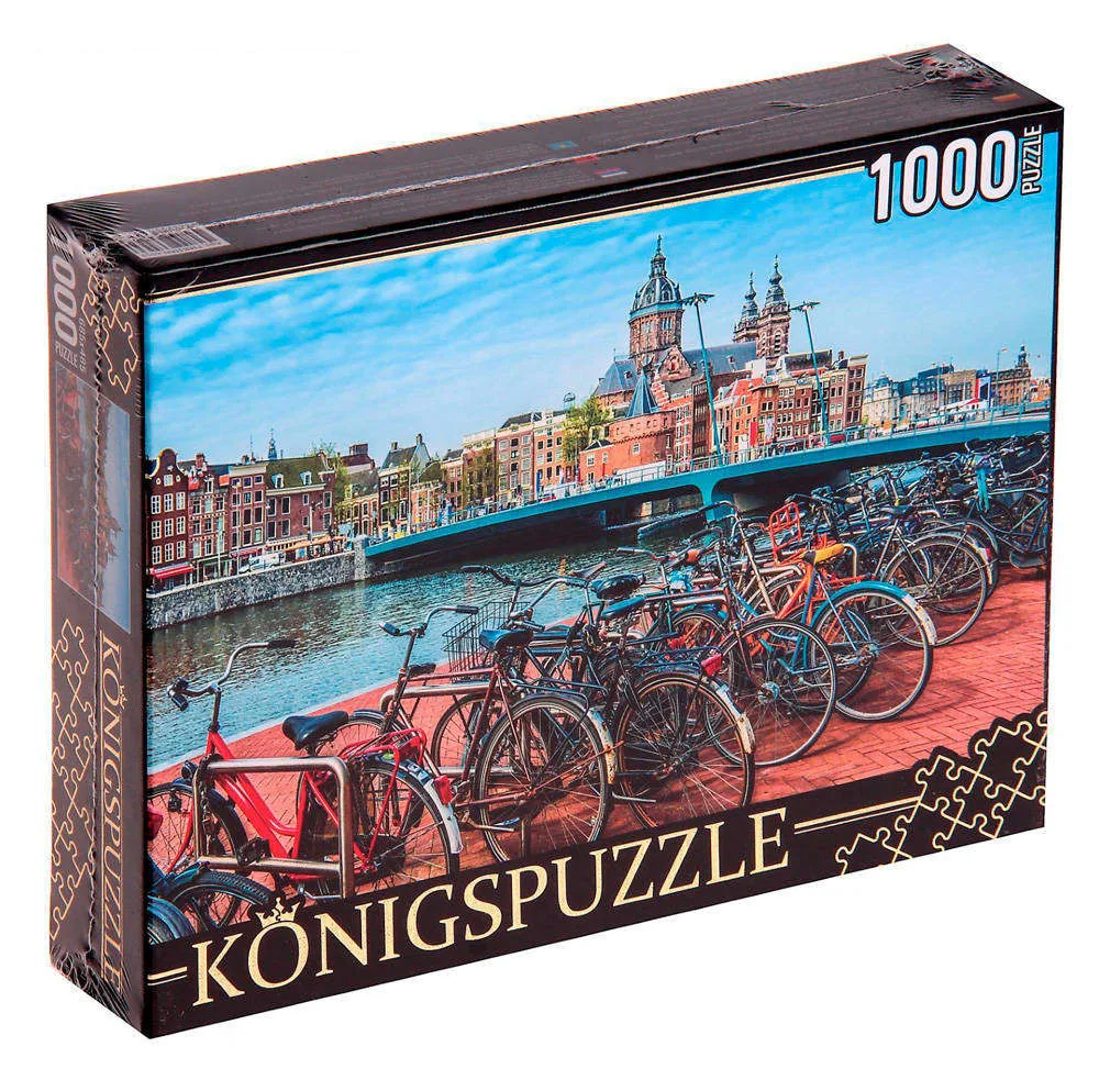 Пазл Амстердам Konigspuzzle 1000 деталей Рыжий Кот