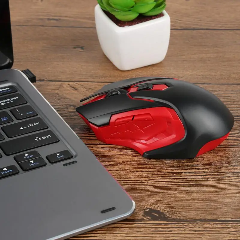 Новинка 2019 профессиональная игровая Беспроводная оптическая мышь 1200 DPI