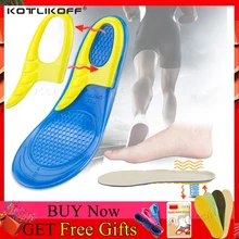 KOTLIKOFF гелевые стельки силиконовая колодка для обуви дезодорант амортизация стельки для бега облегчение боли в ногах подушки Вставки колодки