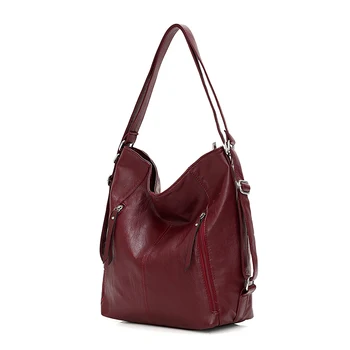 

Fashion Women Pu Leather Shoulder Bag High Quality Ladies Handbags Large Capacity Tote Bags Casual Female Messenger Hobos Bags