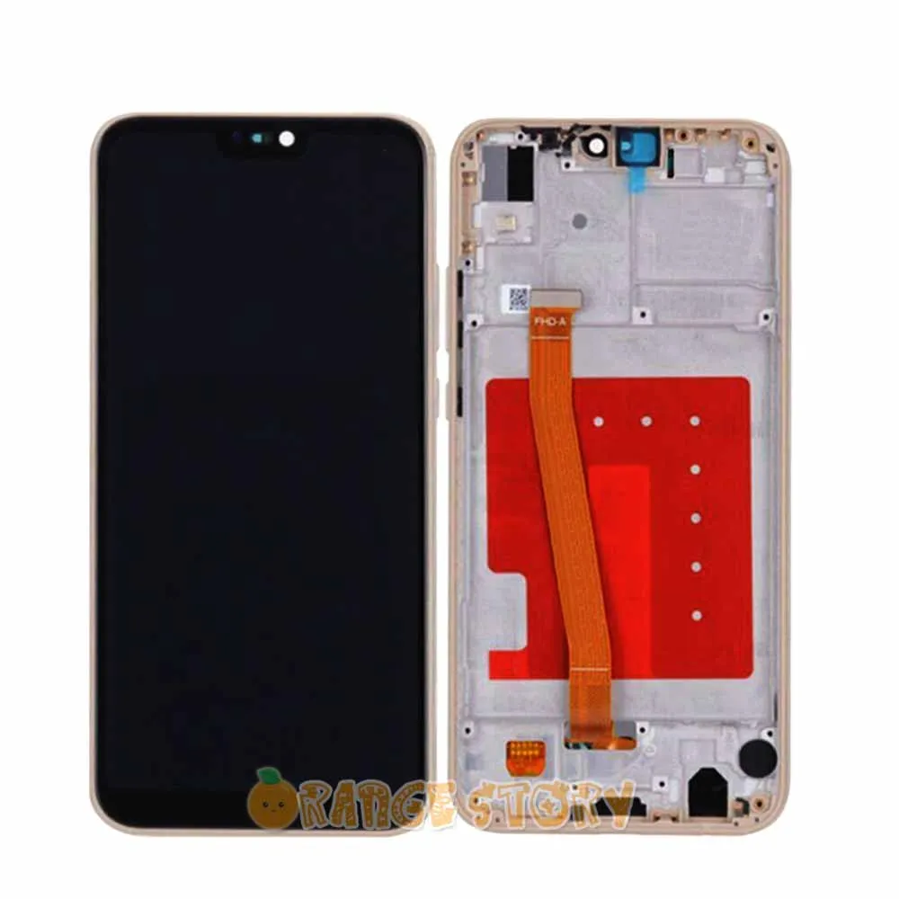 ЖК-дисплей для huawei Nova 3E/P20 lite ANE-LX1 ANE-LX2 Полный ЖК-дисплей сенсорный экран в сборе Замена Рамки