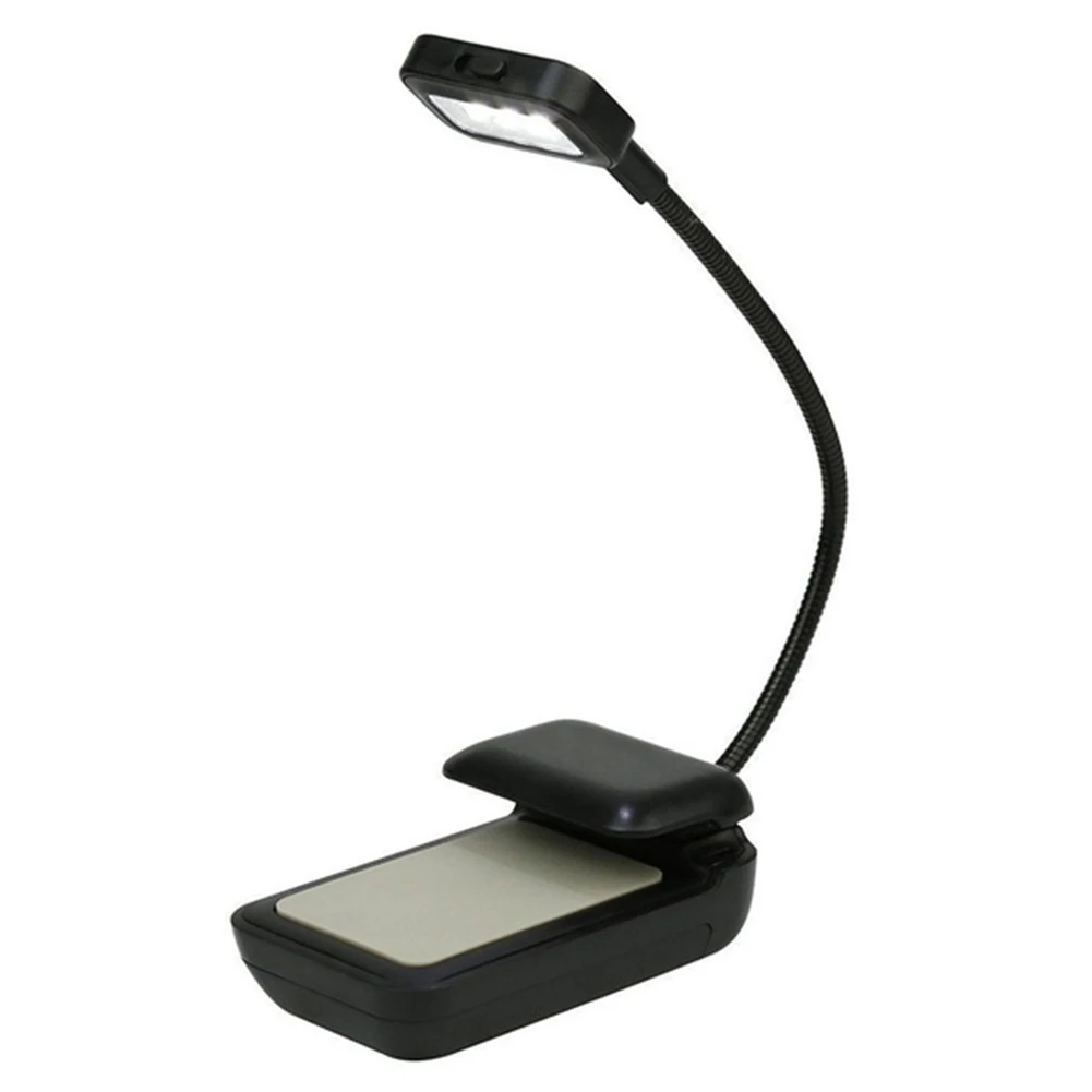 Новая портативная лампа 0,5 Вт Гибкий мини-светильник для чтения с зажимом, лампа для чтения Kindle/Электронные книги/КПК