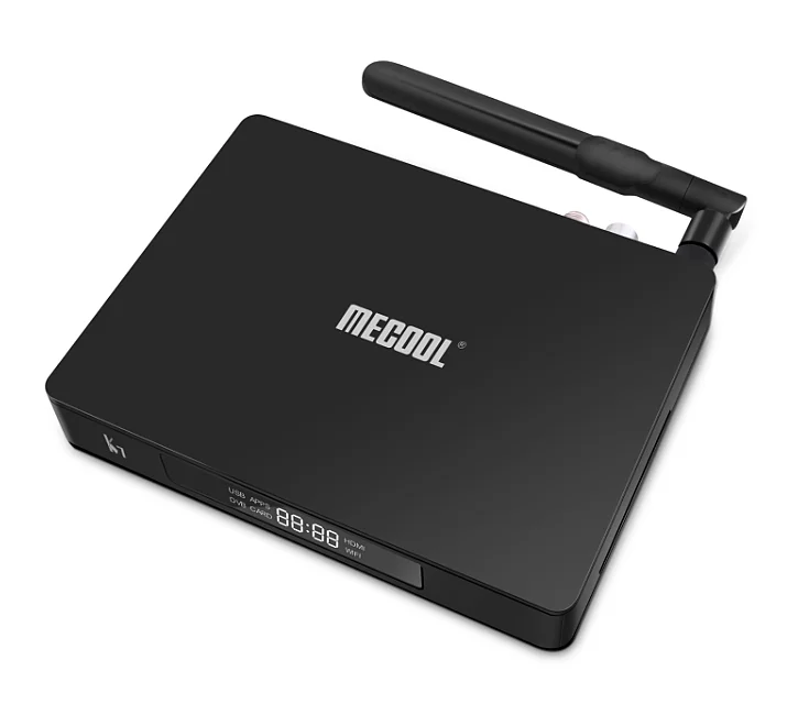 Mecool K7 DVB-S2/S DVB-T2/T DVB-C ТВ-бокс 4G ram 64G rom Android 9,0 Amlogic S905X2 четырехъядерный 2,4G/5G wifi BT HDMI RJ45 мини-ПК