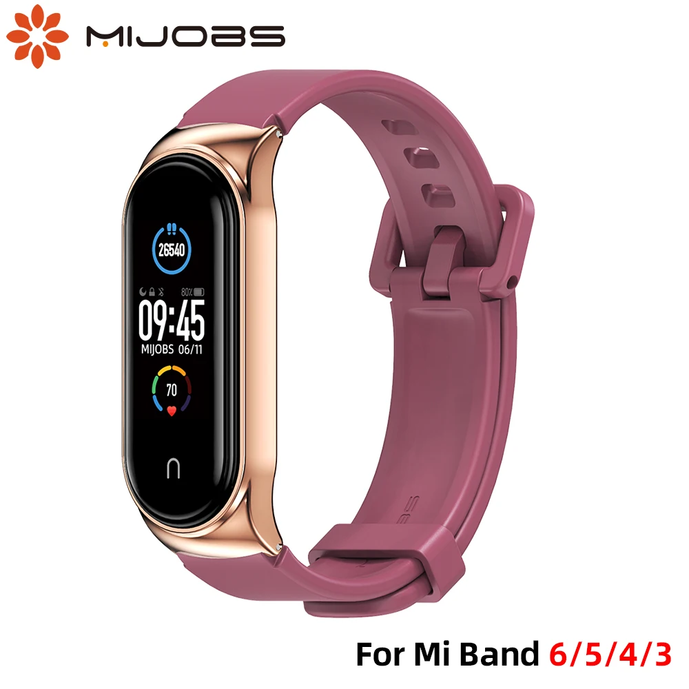

Silicone Straps For Mi Band 6 5 Wristband Bracelet For Mi Band 5 Strap Wrist For Xiaomi Mi Band 4 3 Strap Correa for Mi Bend 6