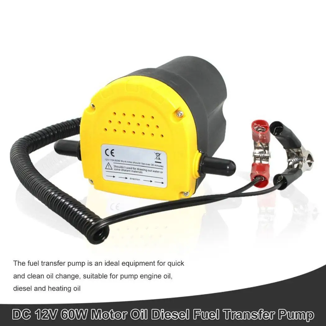 12 V/24 V Горячая вода тепловой насос экстрактор для замены масла Повседневное масляный насос 12v насос перекачки топлива 60 Вт 0,94 кг Насос для авто 250m3