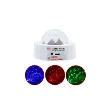 

Car Led Light Sound Activated LED Party Strobe Car Light Mini Wireless Disco Ball Light Portable USB Rechargeable DJ Stage Lamp