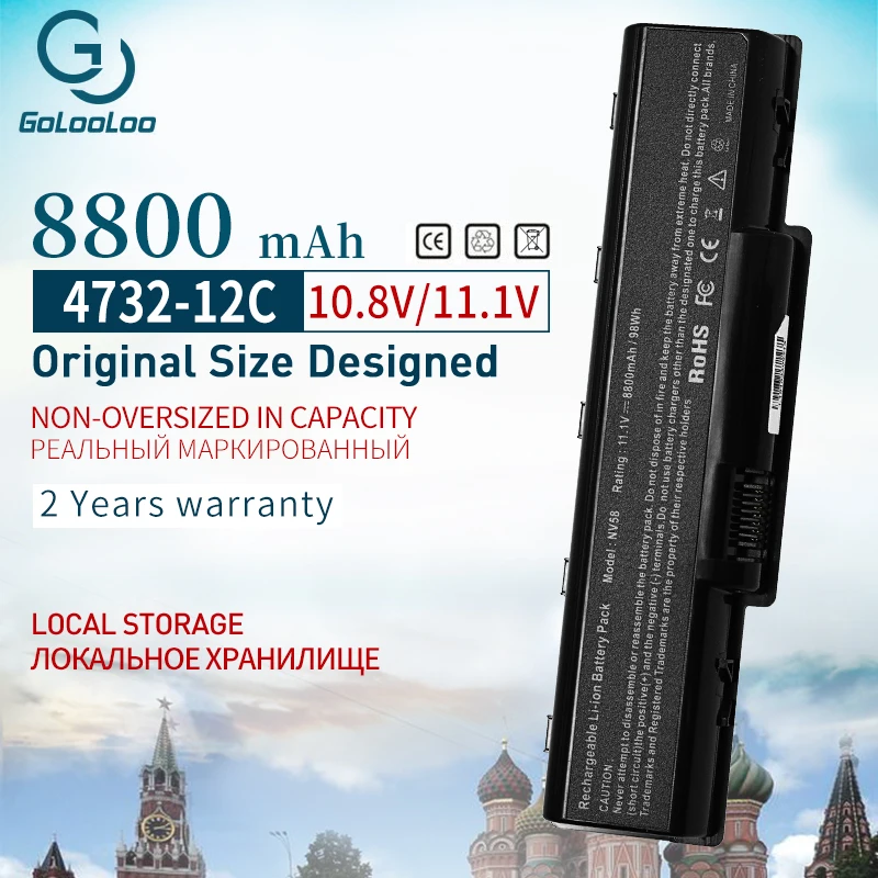 Аккумулятор для ноутбука Acer Aspire 8800 4732 5532 5332 5516 серия AS09A31 AS09A51 AS09A61 AS09A71 AS09A41 NV58 9