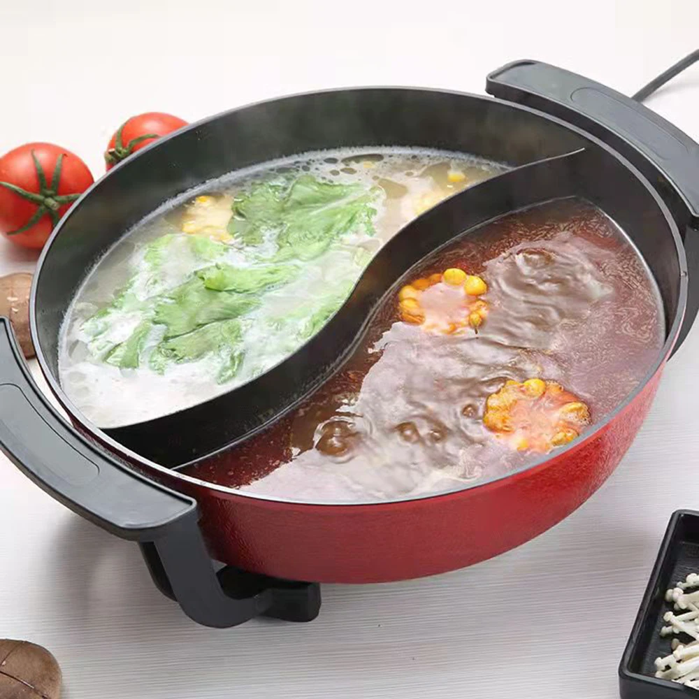 Barbecue Integrated Hotpot Shabu Soup Hot Pot Divided Electric