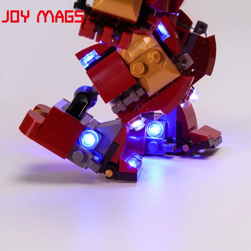 JOY MAGS только светодиодный светильник набор для 76104 Hulkbuster Smash Up комплект